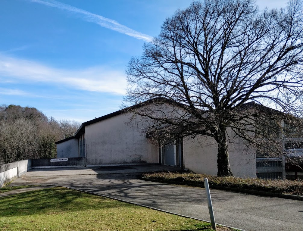 La salle « le garage », ancienne caserne de pompiers de Genolier